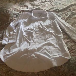 Express Large button down shirt dress